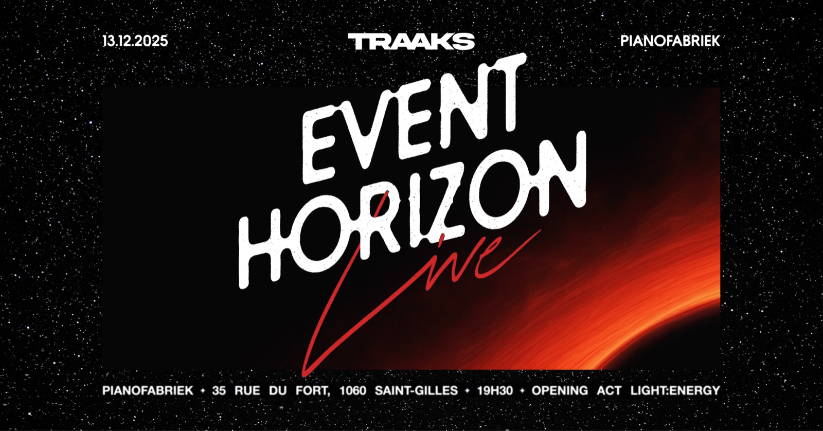 Event Horizon Live — Brussels